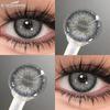 Eyeshare 1 Pair Serbia Contact Lenses for Eyes Gray Pupils Natural Big Black Eyes Contacts Beauty Makeup Soft Cosmetics