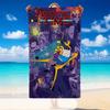 Quick Dry Beach Towel Adventure Time cartoon Pattern, Lightweight Absorbent Towel for Pool Beach Vacation Use