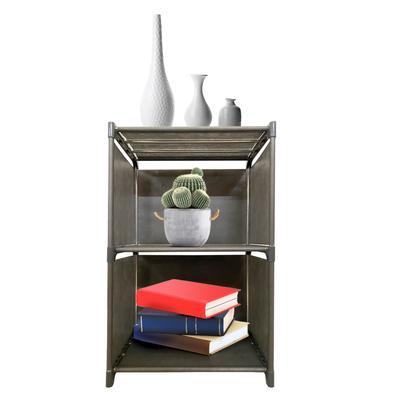 Стеллаж для хранения вещей Home 3-х уровневый из ПВХ и ткани 62x41x29 см