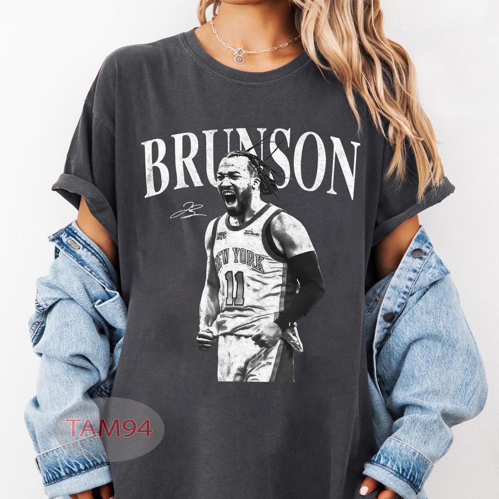 Jalen Brunson King Of New York Basketball Comfort Colors Shirt