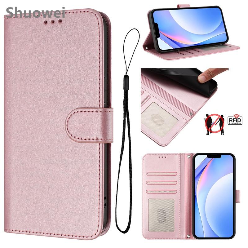 For OPPO A5 A5i A5X A15 A15S A35 A54 A55 A55S A74 A94 A95 Pro 2020 2021 4G 5G Flip Leather wallet Case Protection Card Holder Cover