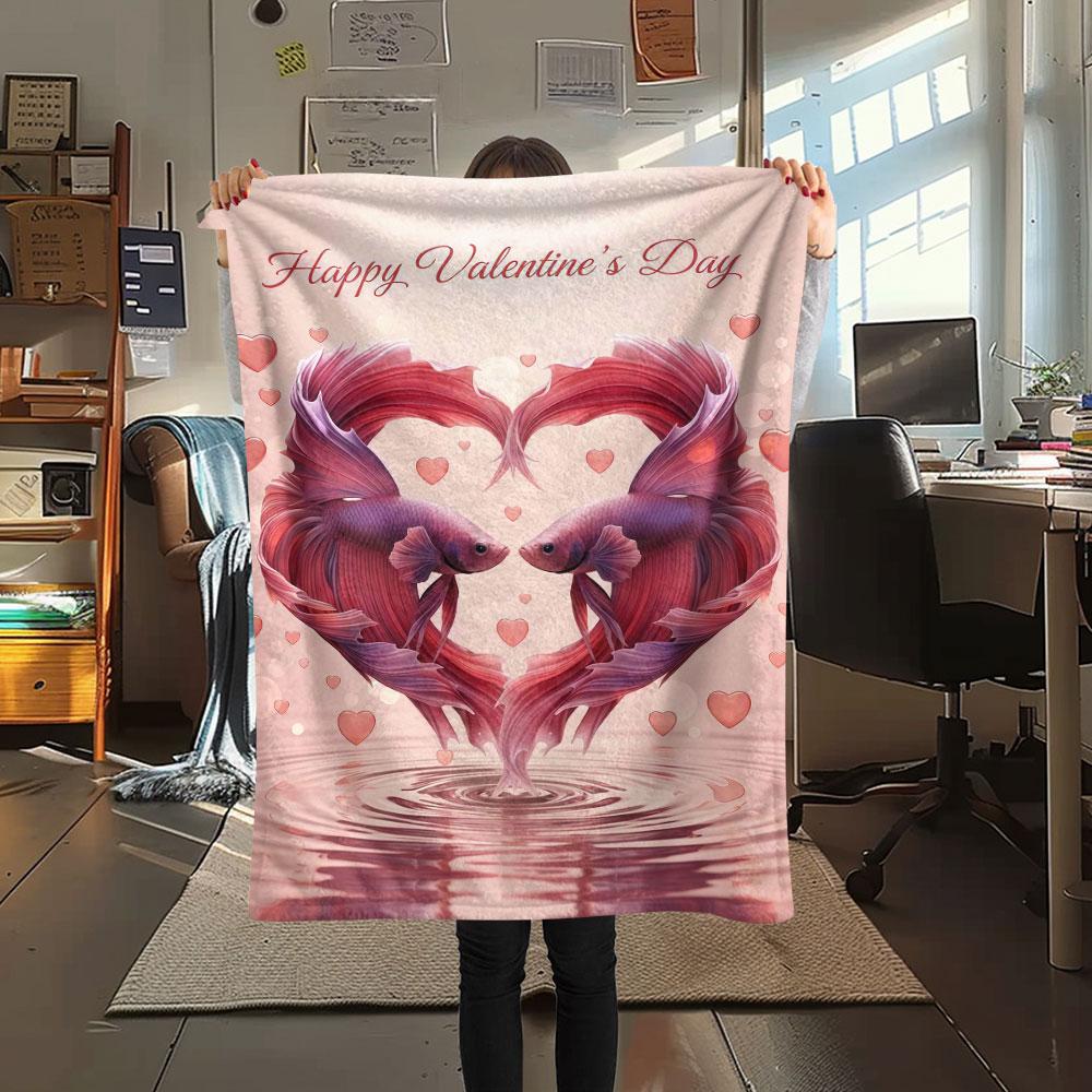 1Pc LoveAnimals Print Flannel Blanket, High quality Comfortable for All Seasons, Home Decor, Warmth and Comfort, Perfect for Christmas Gifts