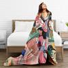 Mulan Cartoon Blankets  Airplane Travel Flannel Throw Blanket For Outdoor Soft Warm Custom Quality Bedspread Birthday Gift