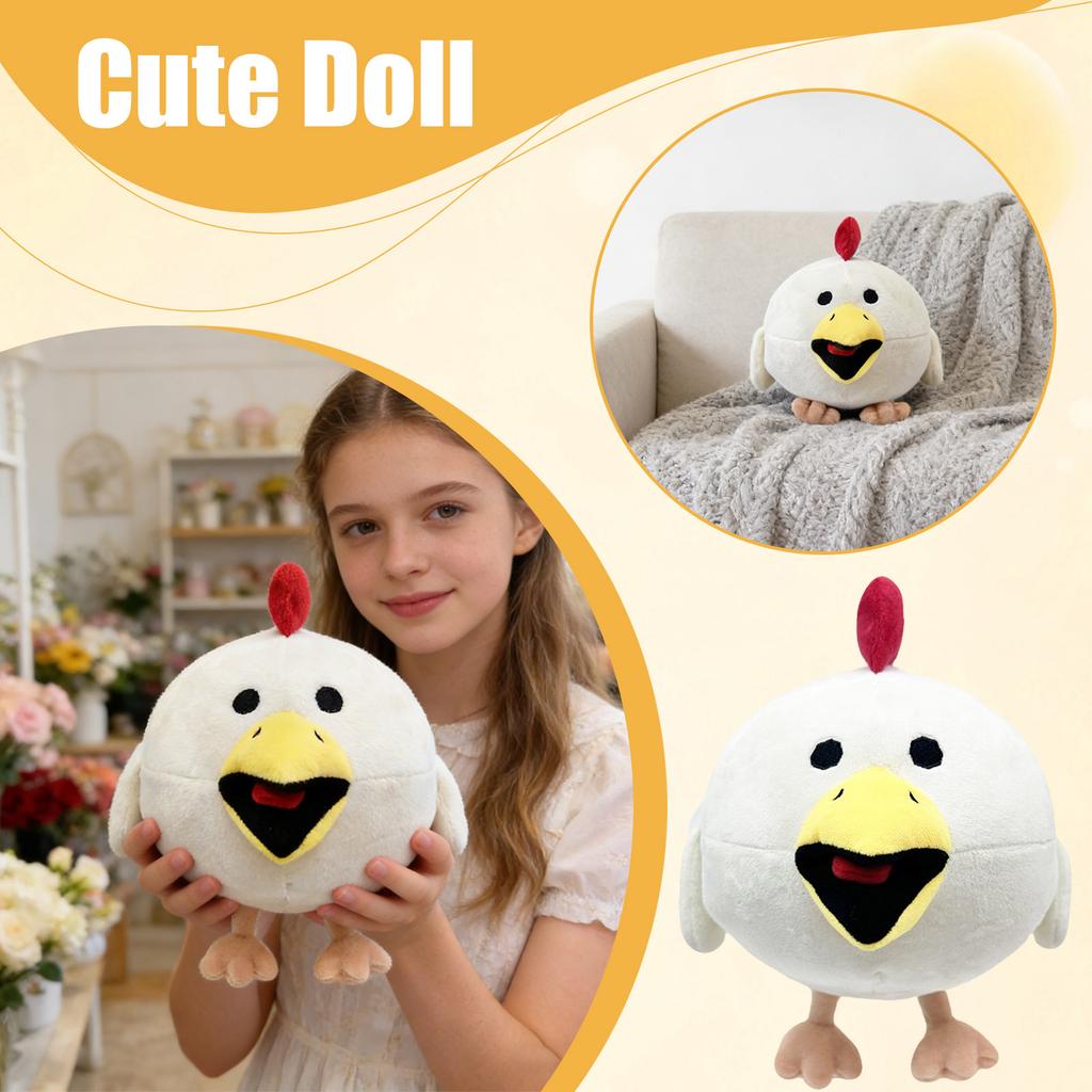 Плюшевая игрушка-кукла Бегающая Курица