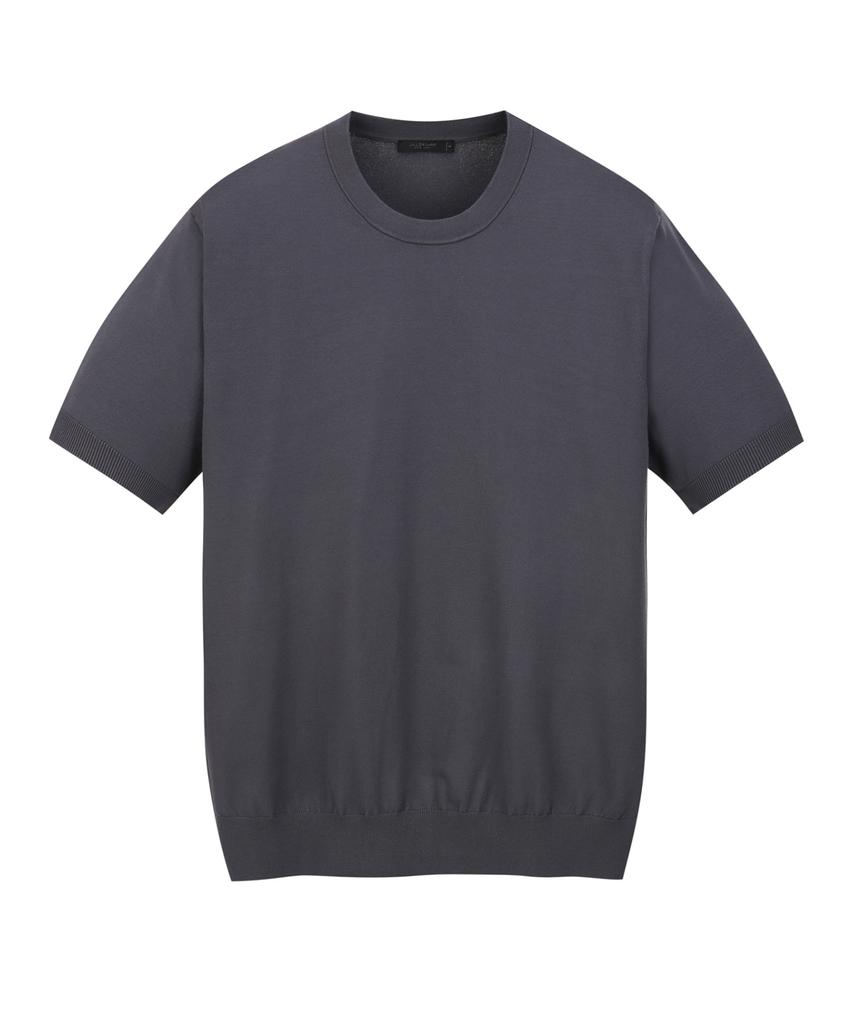 Jilseutyueoteunyuyogmaen Silky Crew Neck Knit - Dark Gray (Jnsw6B304G3)