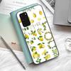 Fruit Lemon Phone Case Silicone PC+TPU For Samsung S10 20 30 22 23 24 Plus Lite Ultra Cover
