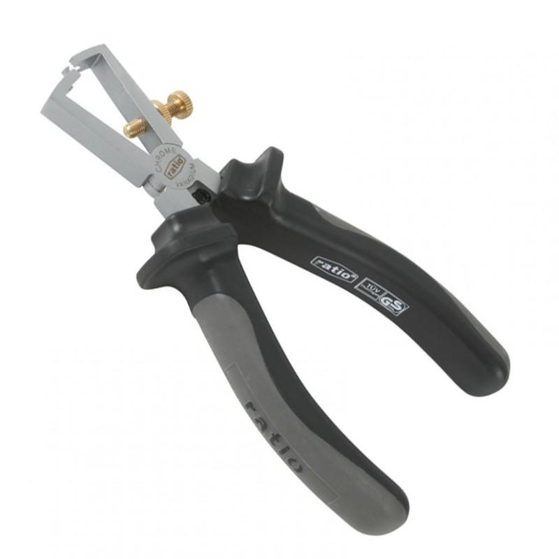 RATIO ''V'' TYPE WIRE STRIPPING PLIERS 160MM.