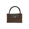 Longchamp Le Pliage Green Логотип Контрастный Дизайн Нейлон Сумка-пельмень Средняя Женские Сумки-тоут Мокко-Коричневый 1623919002