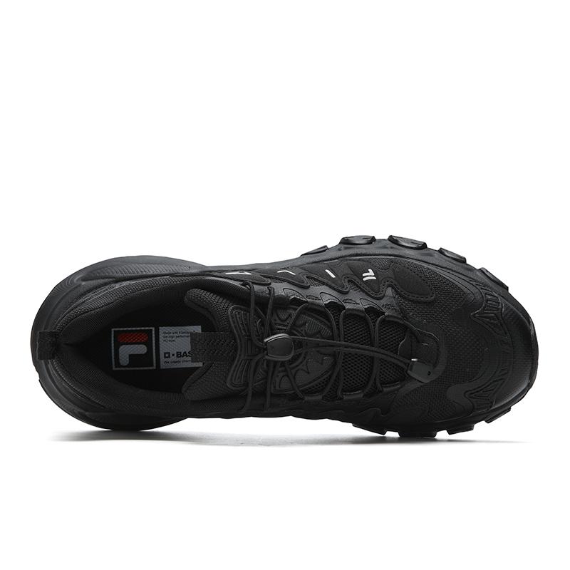 Fila TRUFFLE Амортизирующие Устойчивые к истиранию Легкие Увеличивающие рост Низкие Массивные Кроссовки Мужские Черные F12M611104FBK