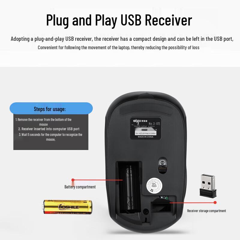 aigo Q710 Silent Wireless Mouse