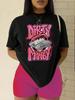 How To Deal with Dirrty Money Letter Women T-Shirt Fashion T Shirts Street Hip Hop Tee Shirtsoversized Short Sleeve