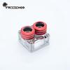 FREEZEMOD transparent computer water cooler block North and North Bridge cooling.  BQ-5285N