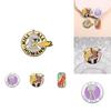 Elegant Multifunctional Cartoon Brooch Alloy Pin For Decorative And Functional Use
