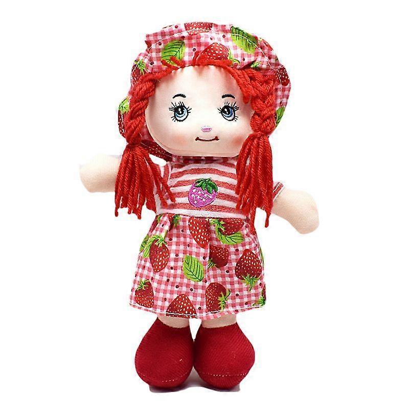 Cute Doll Fruit Clothes Girl Plush Toy Kids Gift 25cm