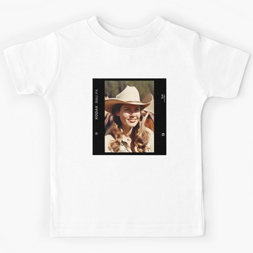 Vintage Cowgirl Gifts For Cowgirl Lovers Kids T-Shirt