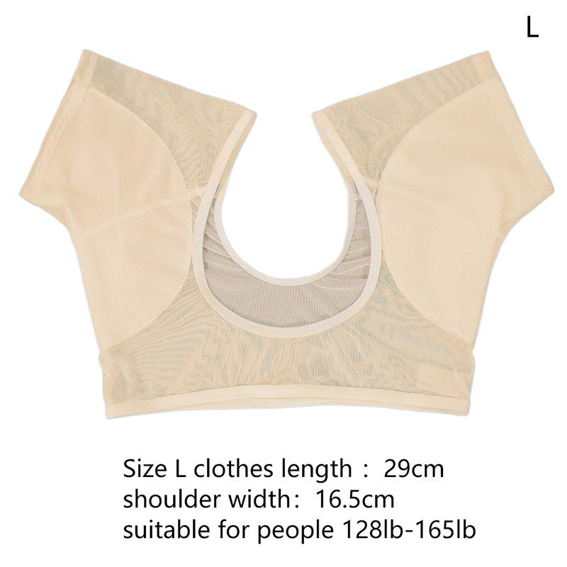 Underarm Sweat Pads T-Shirt Women Armpit Shape Reusable Sweat Pads Washable