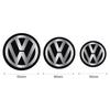 RSQ1 4Pcs Car Aluminum Logo Wheel Center Hub Caps Sticker for Volkswagen VW R Polo Passat Rline Golf 4 5 6 Tiguan Jetta GTI Bora ID.3