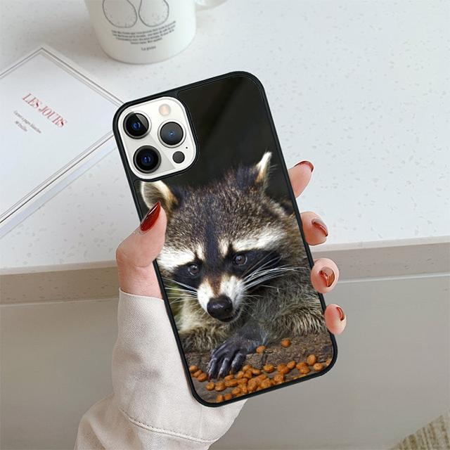 raccoon Unique Design Phone Case For iPhone 17 Air 13 12 14 15 16 Cover For Apple 14 15 16 Pro Max Plus Coque