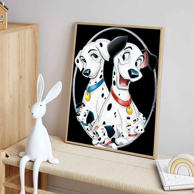 Disney Алмазная живопись Пого Семья Петти Портрет Тема Иллюстрация Милый DIY Мозаика из страз Набор для вышивания крестиком Вышивка Подарок Декор для дома