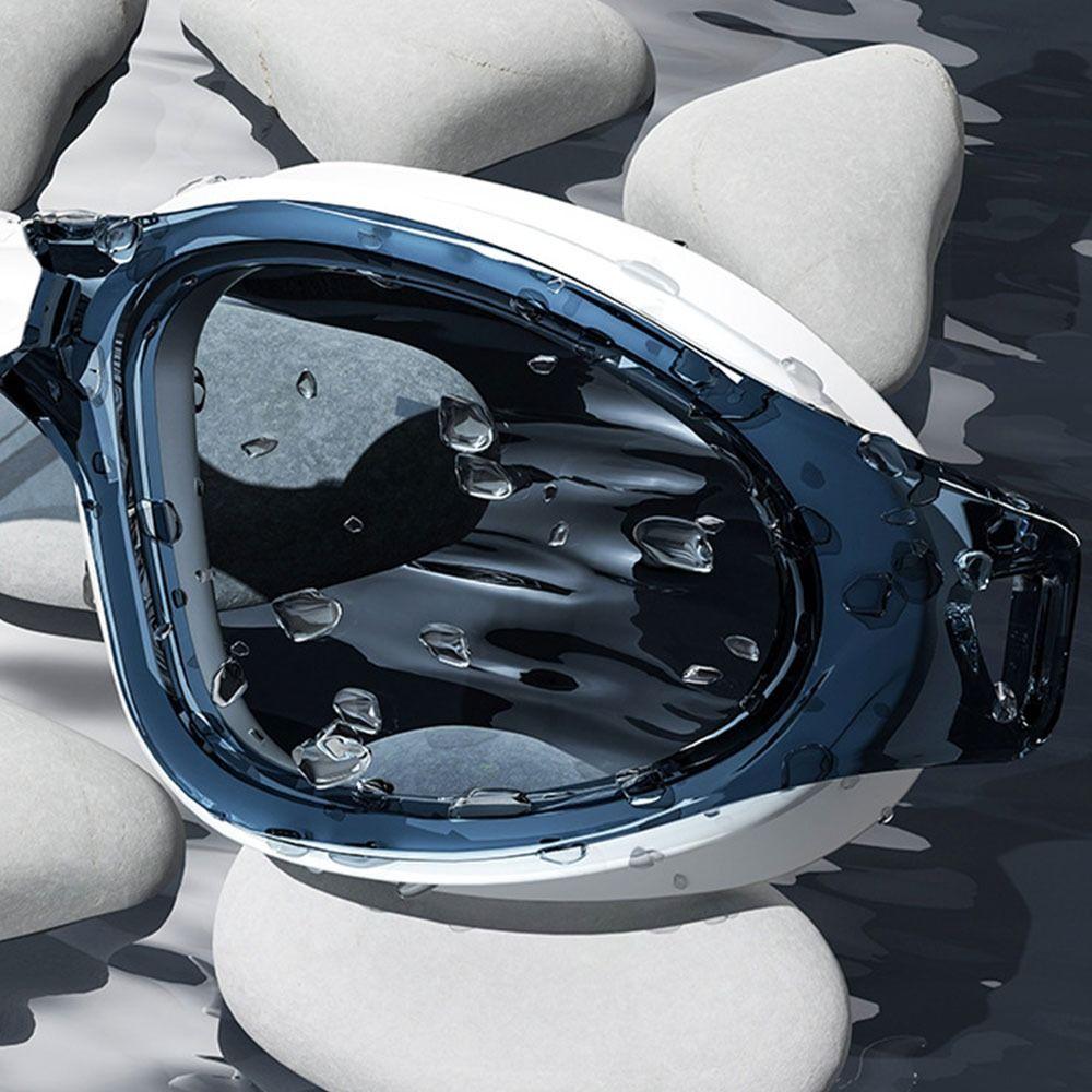 Портативные очки для плавания с большой оправой, силиконовые очки для плавания с берушами, профессиональные мужские и женские очки для плавания с HD защитой от запотевания