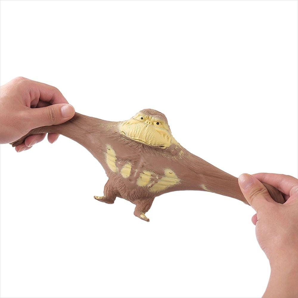 Toys Stress Relief Elastic Monkey Toy Fidget Orangutan Squeeze Orangutan Monkey Antistress Toy