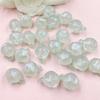 30Pcs/14.8*19.3mm With Hole Jelly Colored Round Beads Craft DIY Handmade Material DIY Beading Accessory Acrylic For Necklace Earrings Making  Beads