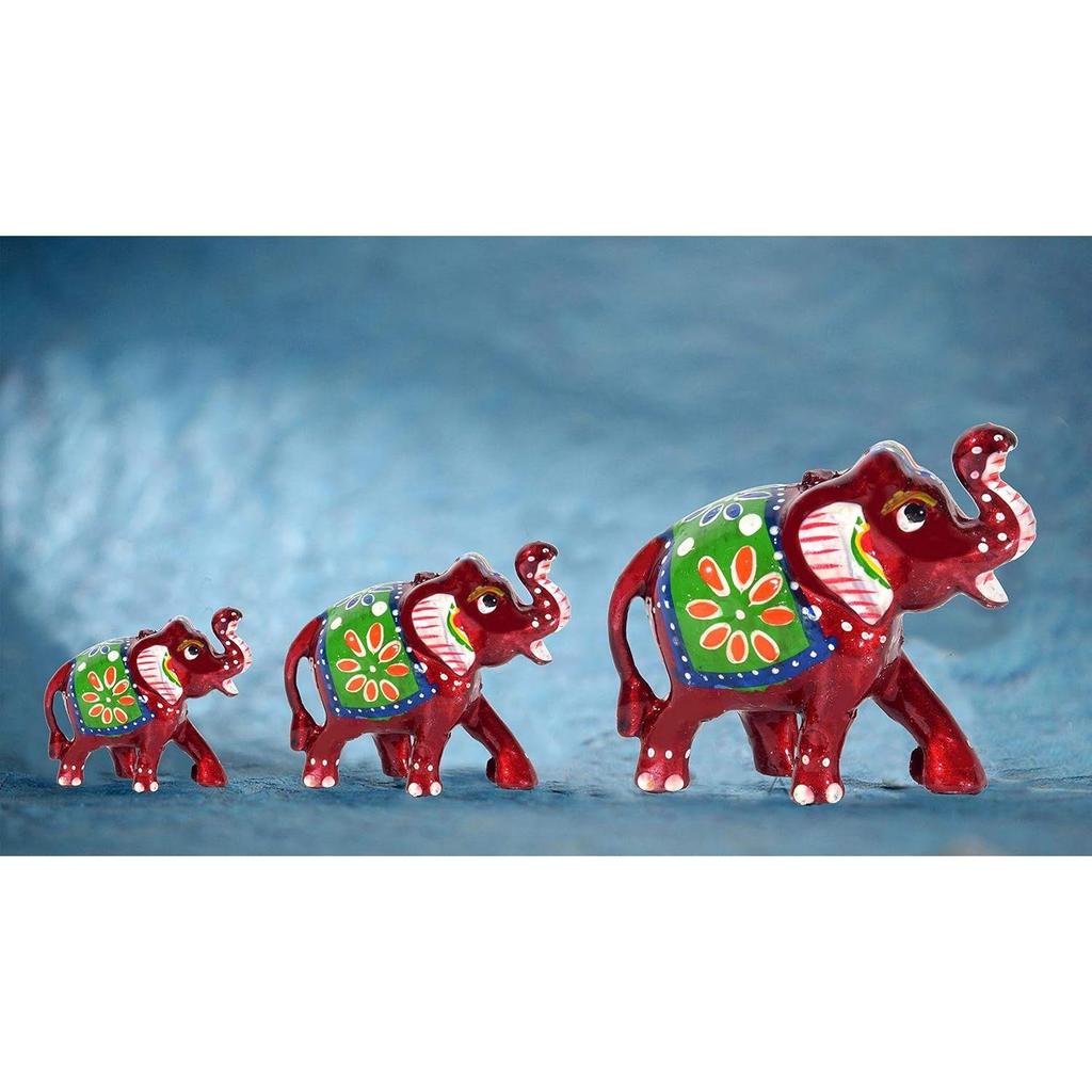 Сделанная вручную статуэтка слона из папье-маше, традиционная статуэтка слона ручной работы, идолы для домашнего декора, статуэтка