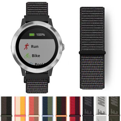 Нейлоновый ремешок 20 мм 22 мм для Garmin Venu SQ 2 2s Forerunner 645 ремешок для смарт-часов браслет браслет ремешок для Garmin Vivoactive 3 4