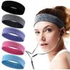 Outdoor Sports Headband Portable Fitness Hair Bands Man Woman Hair Wrap Brace Elastic Cycling Yoga Running Exercising Sweatband