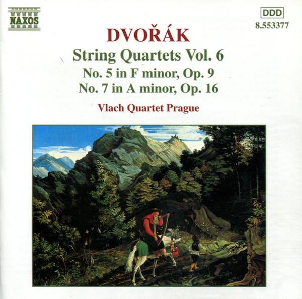 CD ВЛАХ-КВАРТЕТ ПРАГА Дворжак Струнные квартеты Т.. 6 № 8553377 NAXOS 1999 Европа Классический Б/у