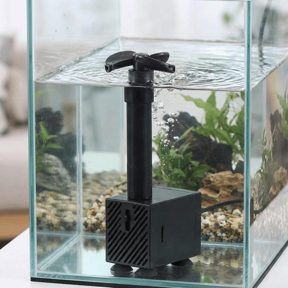 Built-in Design Turtle Tank Wave Pump Rotary Spray Submersible Pump Aquarium Pump Aquarium