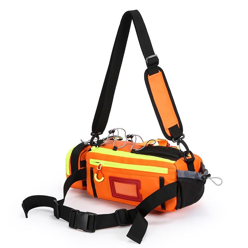 Waterproof Tactical Waist Pack With Color-Coded Compartment System First Aid Medical Response Field Emergency Use