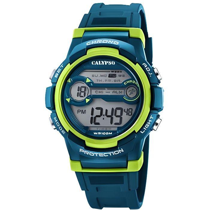 Детские часы - CALYPSO - Зеленый/синий Calypso - Цифровые - Кварцевые - Спортивные