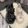 2025 Summer New School Girl JK Loafer Pumps Platform Shoes Japanese Style Lolita Y2K Kawaii Jirai Kei Fashion