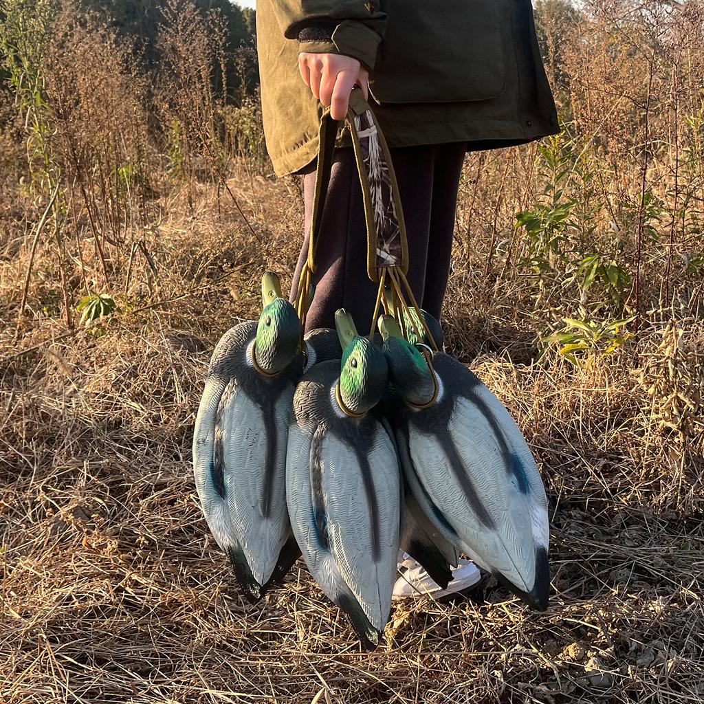 Duck Hunting Strap Duck Lanyard Carrier Bird Tote Goose Duck Dove Decoy Bag Hanger Holder Waterfowl Hunting Accessories