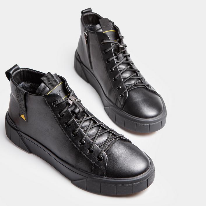 Demi-season Boots Made of Genuine Leather for Men Davis
