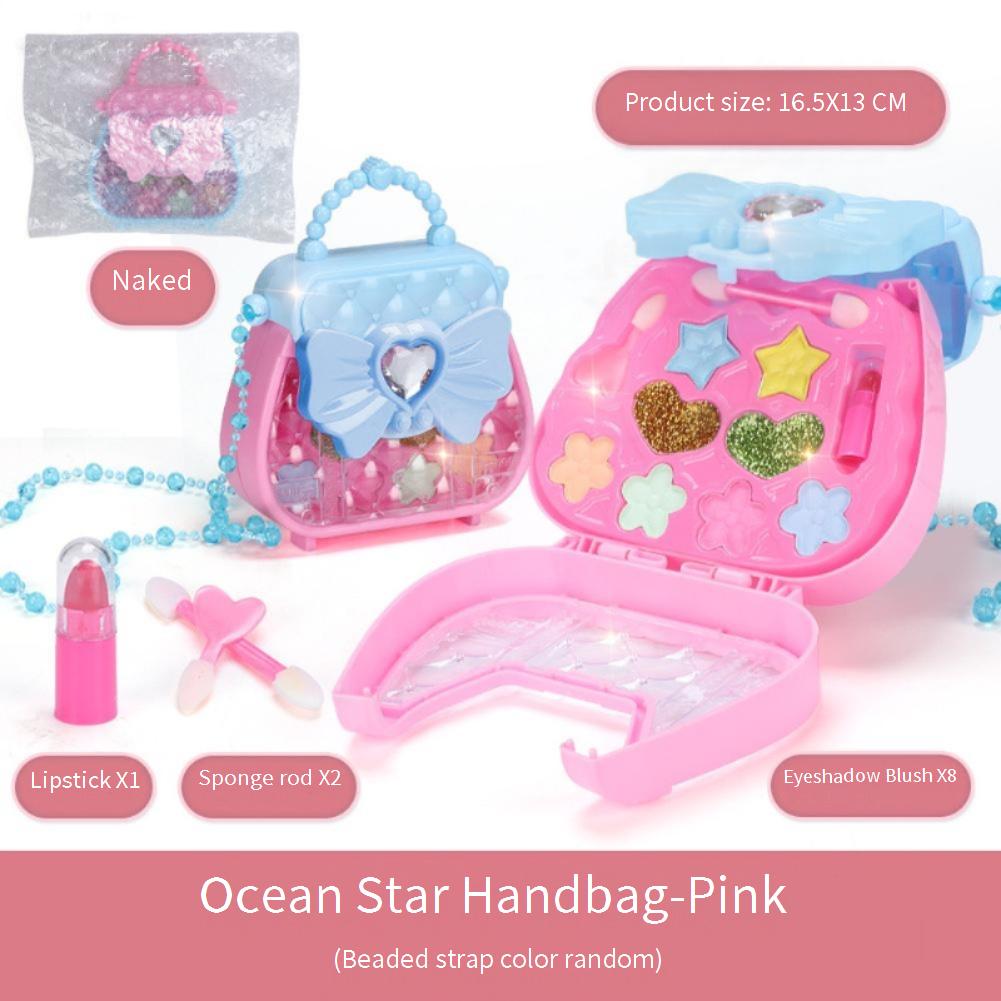 Makeup Toys Simulation For Girls Princess Washable Beauty Makeup Kit Party Cosplay Game Toys Birthday Gifts For Boys Girls