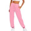 Women's Sweatpants Solid Color Waist Joggers Loose Fit Fleece Sweatpants Streetwear Gym Workout Running Pants
