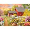 5D DIY Diamond Painting House with Garden Full Round Diamond Embroidery Cross Stitch Rhinestone