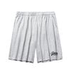 Casual Loose Solid Color Letter Shorts Men Shorts Gray 952528301-1