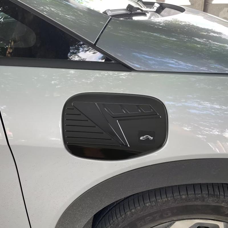 For Byd Dolphin EV EA1 Accessories Car Charging Cover Protection Decal Trim Styling ABS Carbon Black