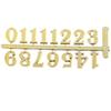 Practical Silver Gold Two Color Type Numbers Clock Dial Digital Sign