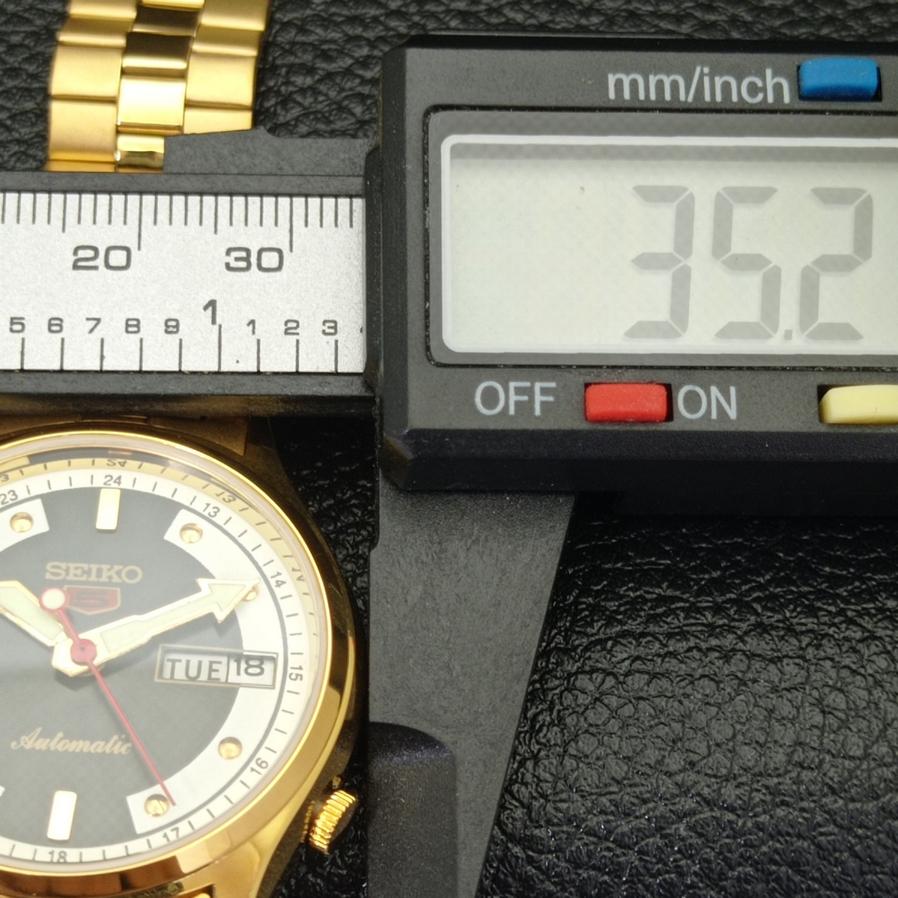 ВОССТАНОВЛЕННЫЕ SEIKO 5 АВТОМАТИЧЕСКИЕ ЯПОНСКИЕ 6309A НАРУЧНЫЕ ЧАСЫ С ЧЕРНЫМ ЦИФЕРБЛАТОМ a426403-2