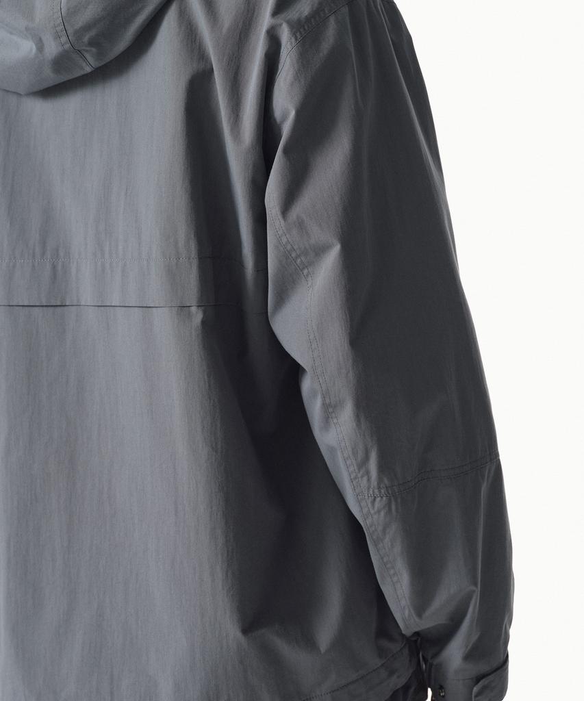 Musinsa Standard [City Leisure] Cn Hooded Windbreaker Jacket [Blue Grey]