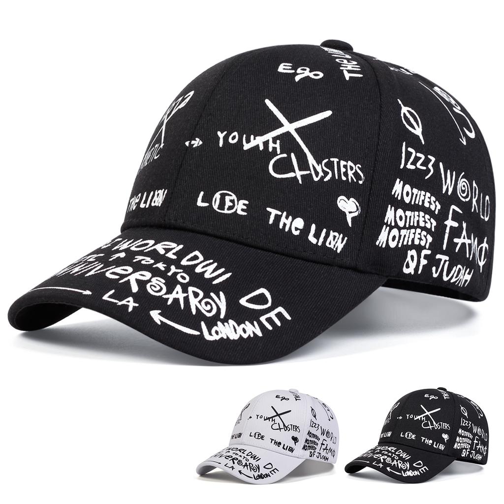 Fashion XX Graffiti Printing Baseball Cap Outdoor Unisex Street Hip Hop Caps Leisure Trucker Hats Fishing Hat