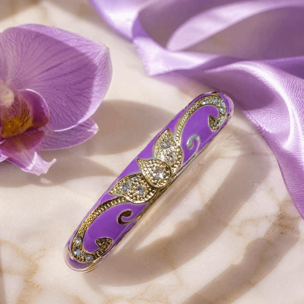 Crown Crown Cloisonne Bracelet 1cm Women's Hand Bracelet Colored Dropper Oil Bangle Jewelry Gifts