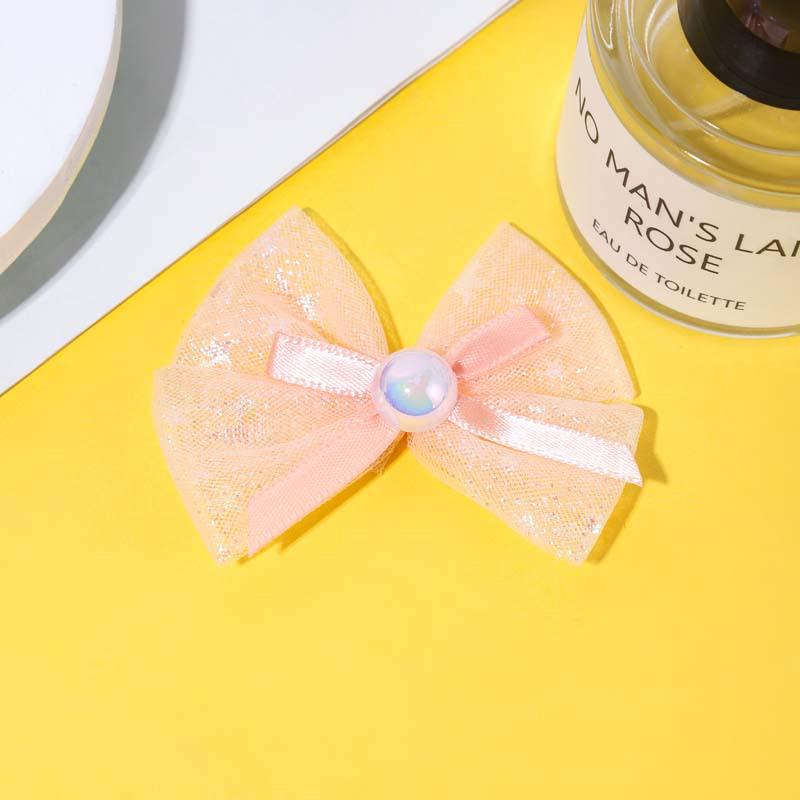 Сетчатый бант из бисера своими руками, детский головной убор и аксессуары для украшений