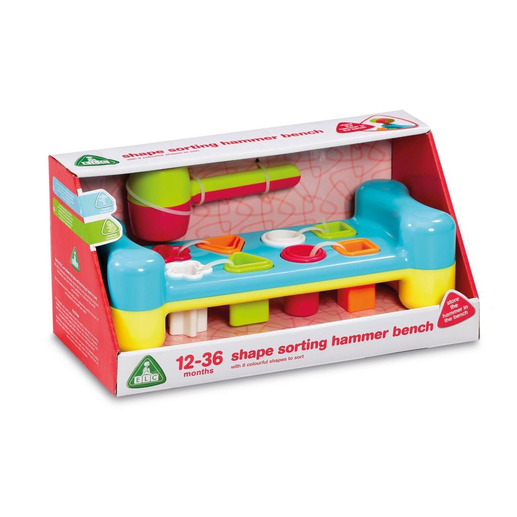 Early Learning Center Hammer Hammer Baby Authentic Shape-Matching Toy, Toy, Hammer, Shape-Matching, Gift, 200052,