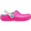 Crocs Classic Lined Comfortable Soft Durable Low-Top Walking Shoes Baby Shoes Pink 207009-6TX