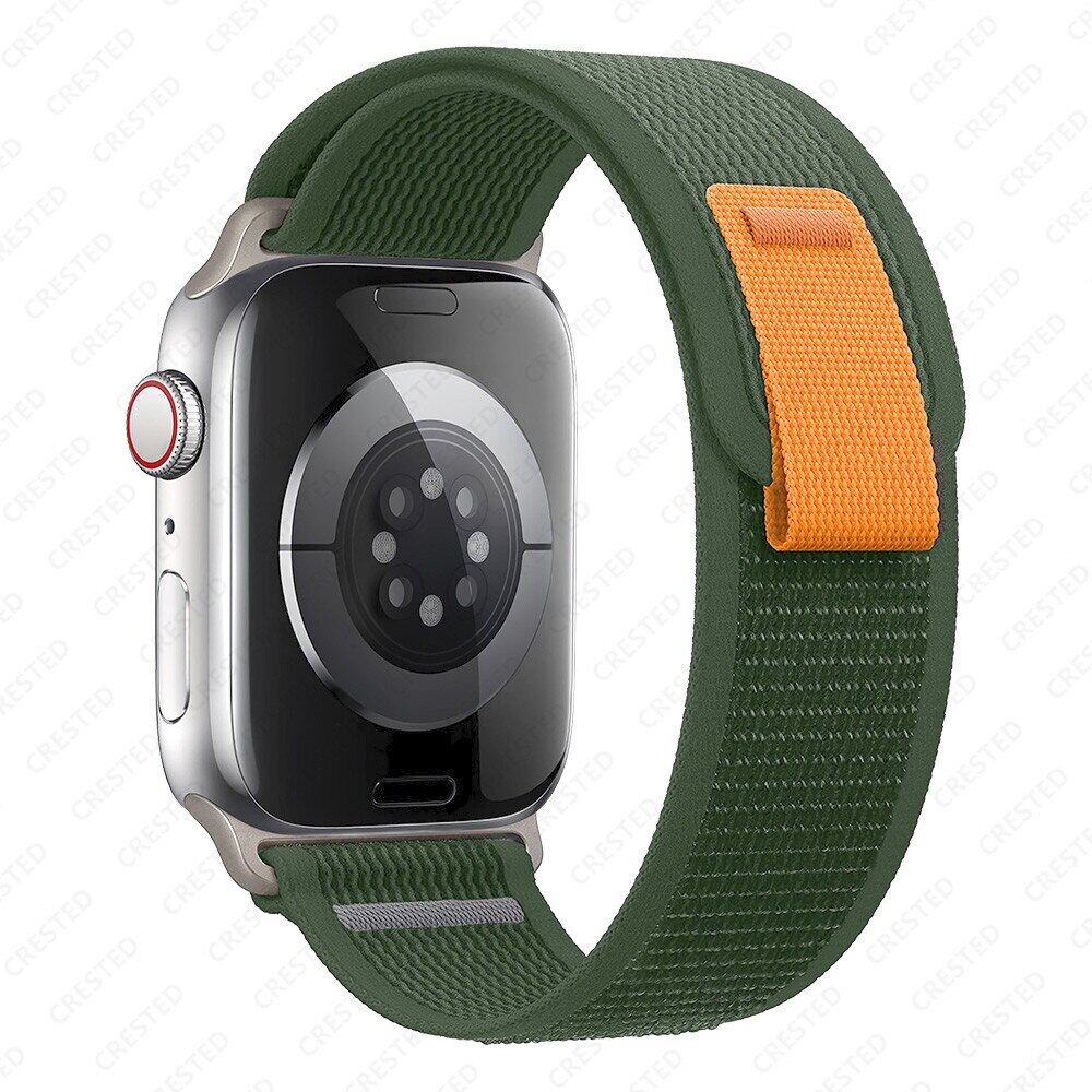 Ремешок Trail Loop для Apple Watch Ultra 2/Ultra 49 мм 45 мм 41 мм 44 мм 40 мм 42 мм 38 мм Нейлоновый ремешок iWatch для Apple Watch Series 9 8 7 6 SE 5 4 3 2 1